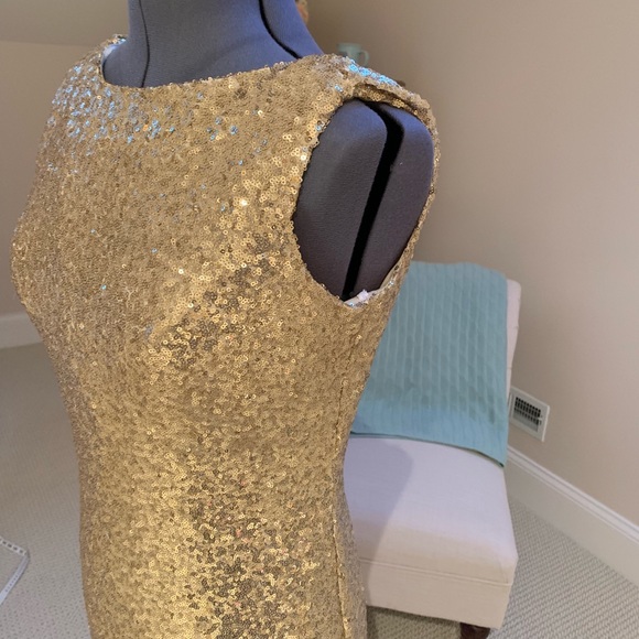 Christina Wu Celebration Sequin Gown, Size 8 - Picture 4 of 10